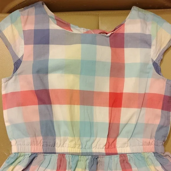 GAP KIDS MADRAS DRESS SIZE M - Picture 2 of 3